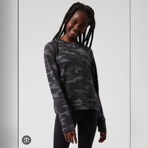 NWT Athleta Girls Cross Your Fingers Sweatshirt